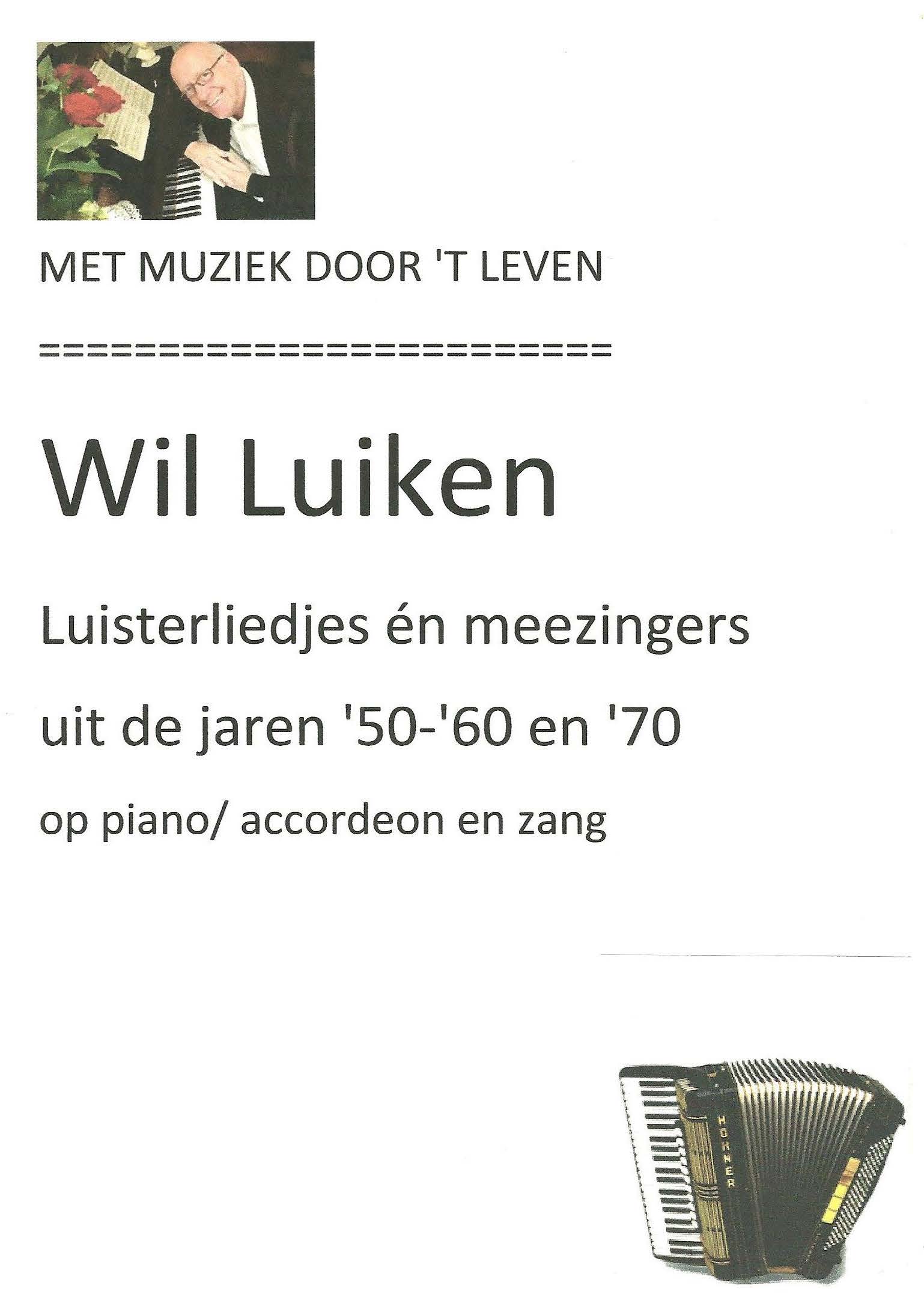 Optredens Wil Luiken