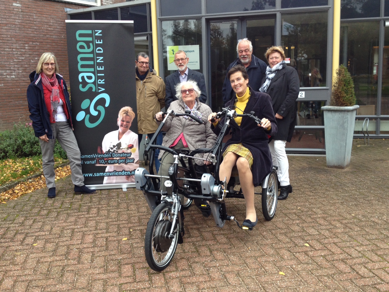 Duo fiets voor woon-zorgcomplex Angelapark