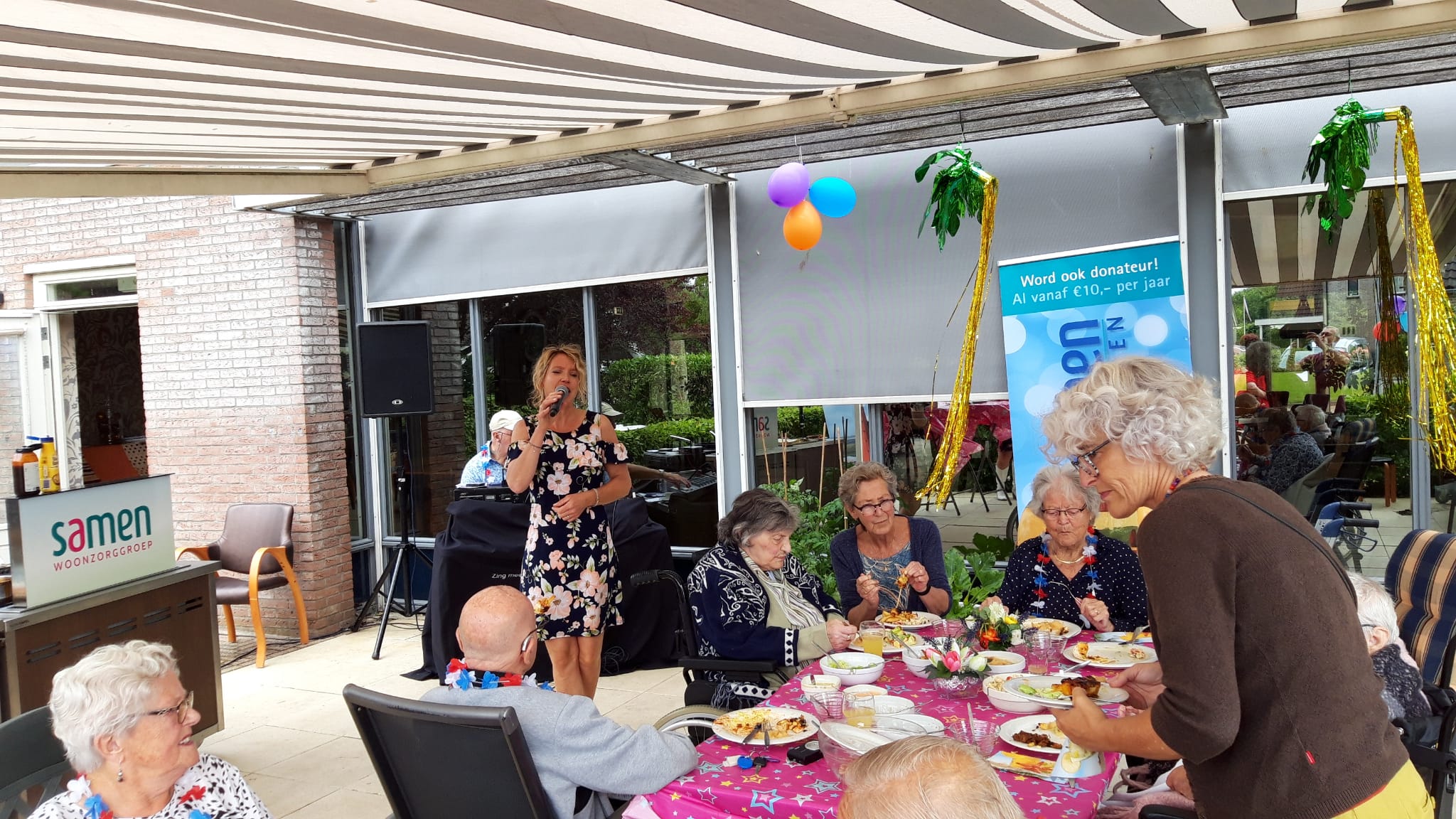 Tuinfeest in Angelapark met Sandra Mooy