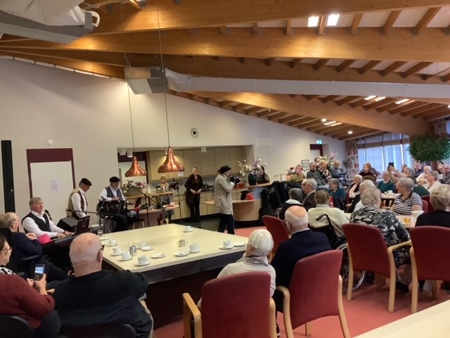 Het optreden van The Old Friends in De Keijzershoff was erg gezellig