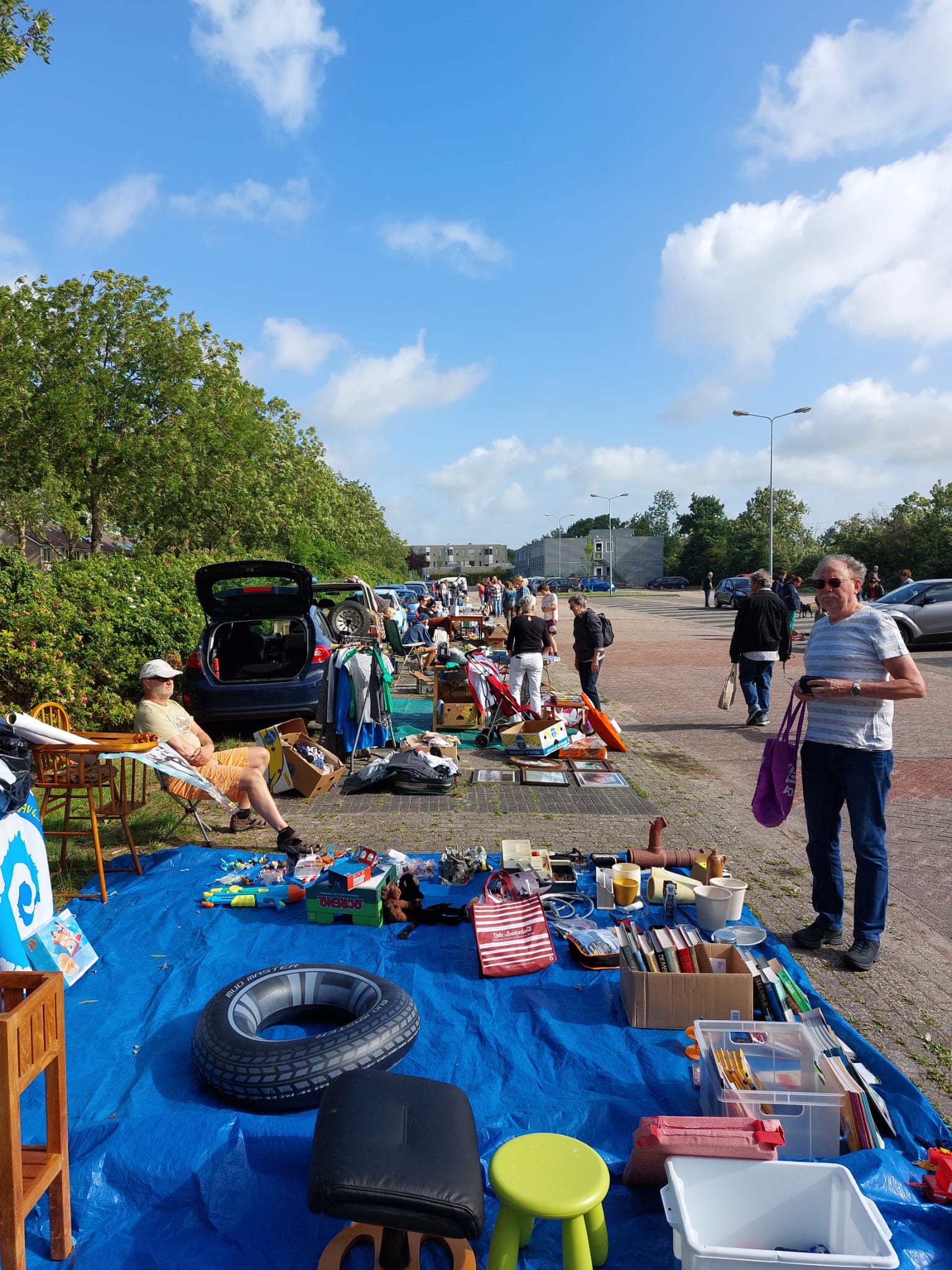 Kofferbakmarkt op 16 juli kon gelukkig doorgaan