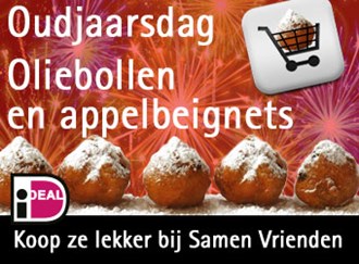 Koop hier je oliebollen en appelbeignets